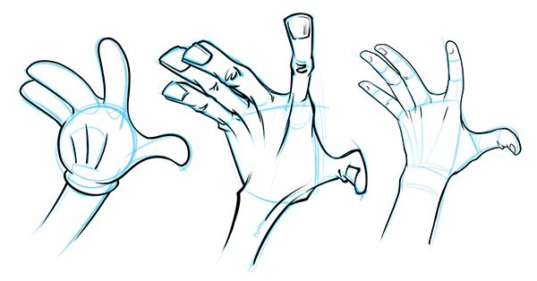 How To Draw Cartoon Hands 3 Styles Proko